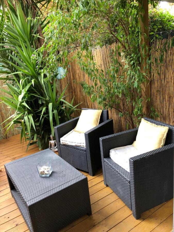 Agreable T2 Traversant Rdc Avec Terrasse + Balcon+ Parking 2 Places Montpellier Luaran gambar